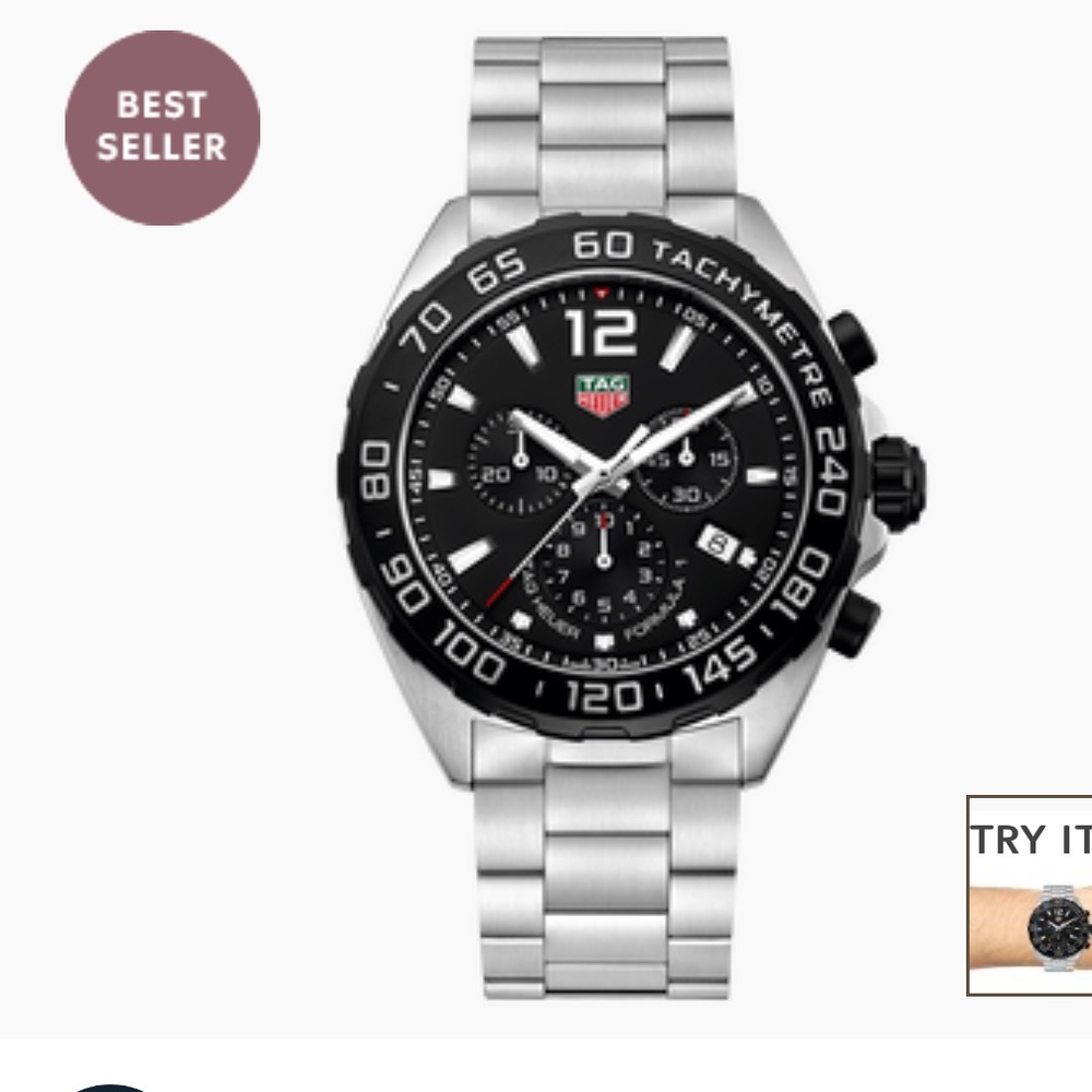 TAG HEUER- BRAND NEW/ NEVER WORN
FORMULA 1 QUARTZ CHRONOGRAPH